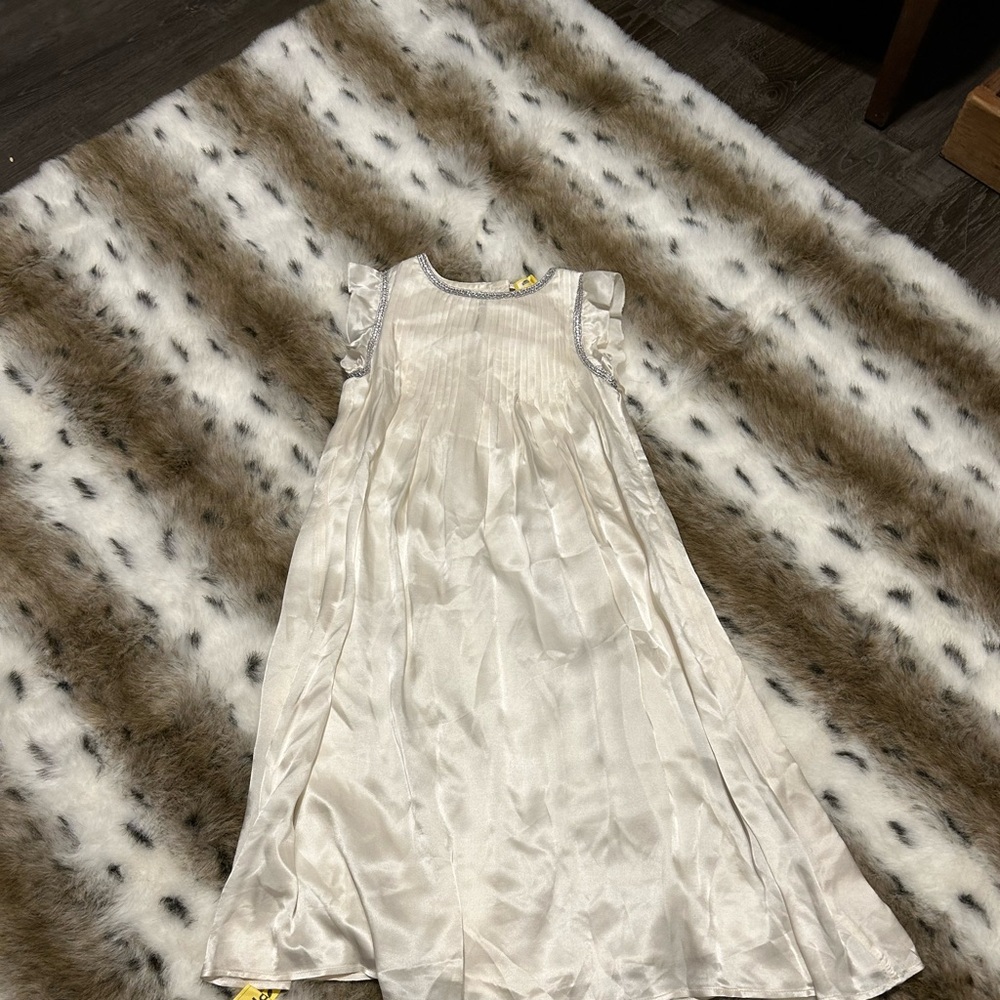 Elegant Cream Kids Dress